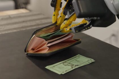 Watch a Robot Stuff Cash Into a Wallet Just Like You Do