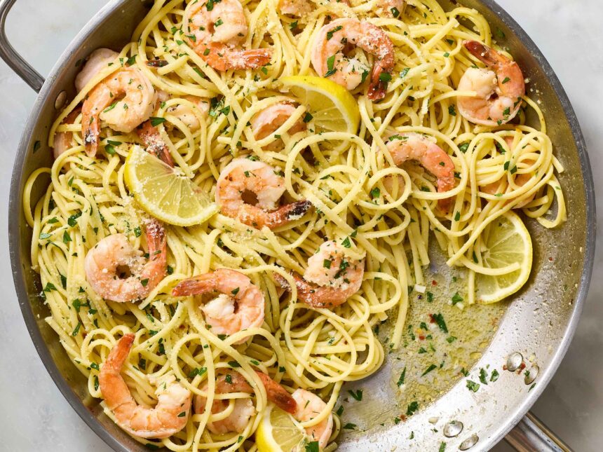 The Most Delicious Buttery Shrimp Pasta (Better Than Olive Garden)