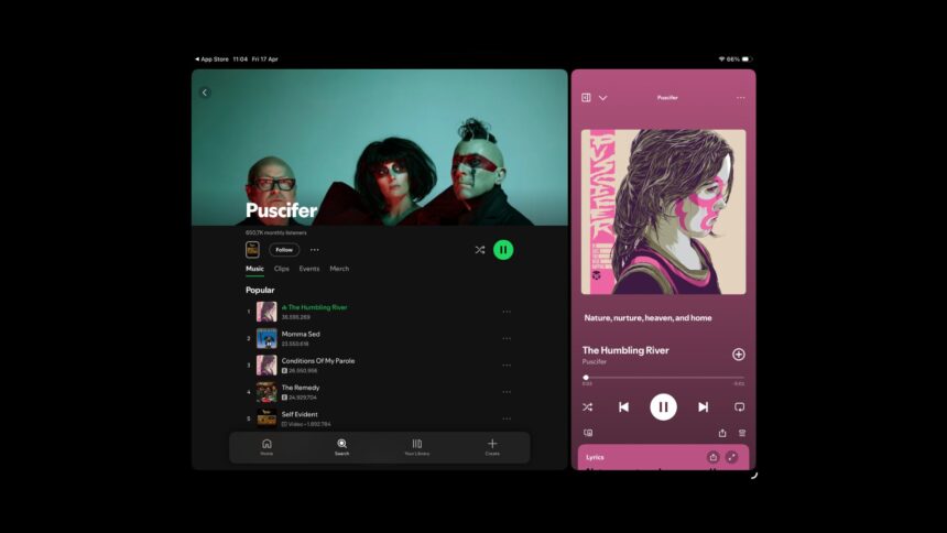 Spotify now looks a lot better on tablets and foldable phones