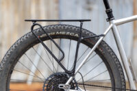 The Sklar Lightweight Rear Rack has Integrated Gear Loops