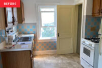 Before & After: “Outdated” Oak Cabinets Get a Serene Blue Makeover (for Under ,000!)