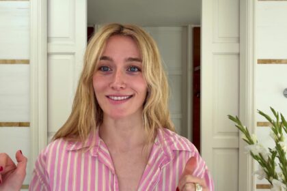 Sarah Pidgeon on the Unlikely Inspiration for Her Dewy Spring Eye Makeup