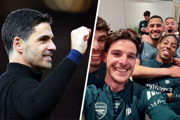 Mikel Arteta’s private WhatsApp and swimming pool party: Inside Arsenal’s title celebrations