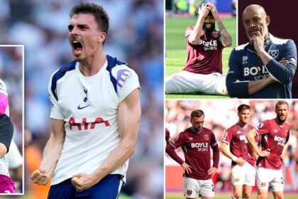 West Ham relegated from Premier League and braced for fire sale as Tottenham secure safety