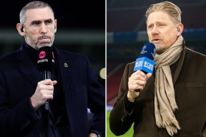 Martin Keown reignites Peter Schmeichel feud amid Arsenal goal row