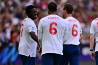 Soccer Aid LIVE: X-rated Tom Hanks incident as England lead World XI