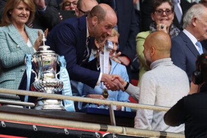 What Prince William said to Pep Guardiola after FA Cup final with future up in the air