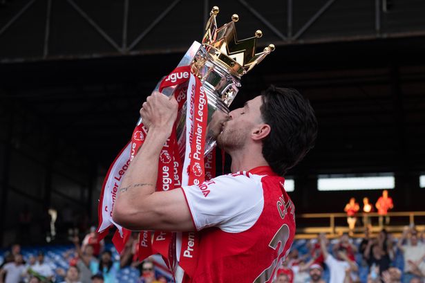 Declan Rice wins BBC Premier League Player of the Year award after Arsenal title triumph