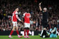 Premier League explain Arsenal red card controversy as Gary Neville says ‘it’s horrible’