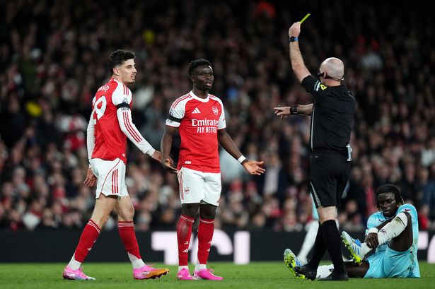 Premier League explain Arsenal red card controversy as Gary Neville says ‘it’s horrible’