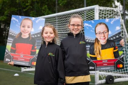 Girls chosen as mascots for Champions League Final given memorable gift