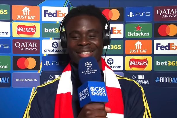 Bukayo Saka admits he knows who Arsenal want to face in the Champions League final