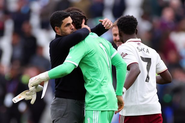David Raya’s Arsenal impact summed up as Mikel Arteta’s kids lap up viral save clips