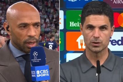 Mikel Arteta responds to Thierry Henry after legend questioned Arsenal penalty decision