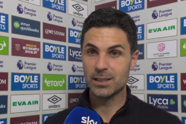 Mikel Arteta admits error after VAR saves Arsenal in dramatic finish at West Ham