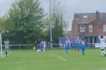 Premier League cult hero suffers horror injury as game abandoned and wife shaken up