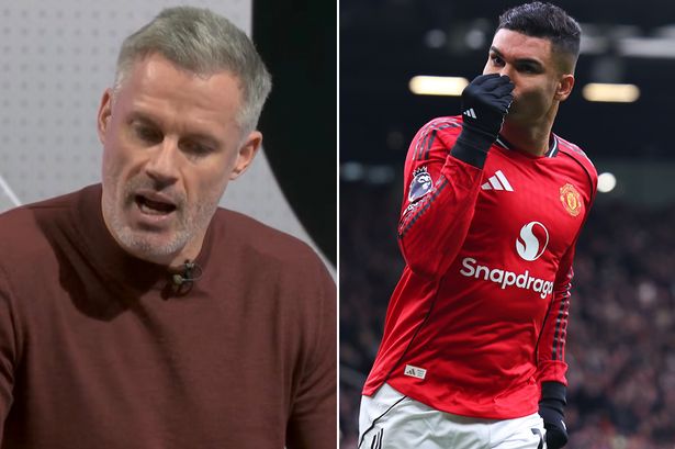 Jamie Carragher backs down over Casemiro jibe after Man Utd star hits back