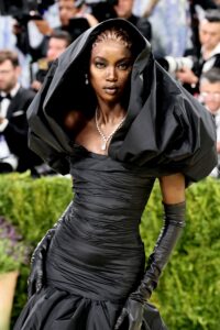 Anok Yai Says She Felt “Extremely Nervous” to Wear a Prosthetic Wig as Balenciaga’s Black Madonna