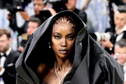 Anok Yai Says She Felt “Extremely Nervous” to Wear a Prosthetic Wig as Balenciaga’s Black Madonna