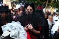 Lady Gaga Surprised Her Little Monsters With a Pop-Music Funeral at The Grove
