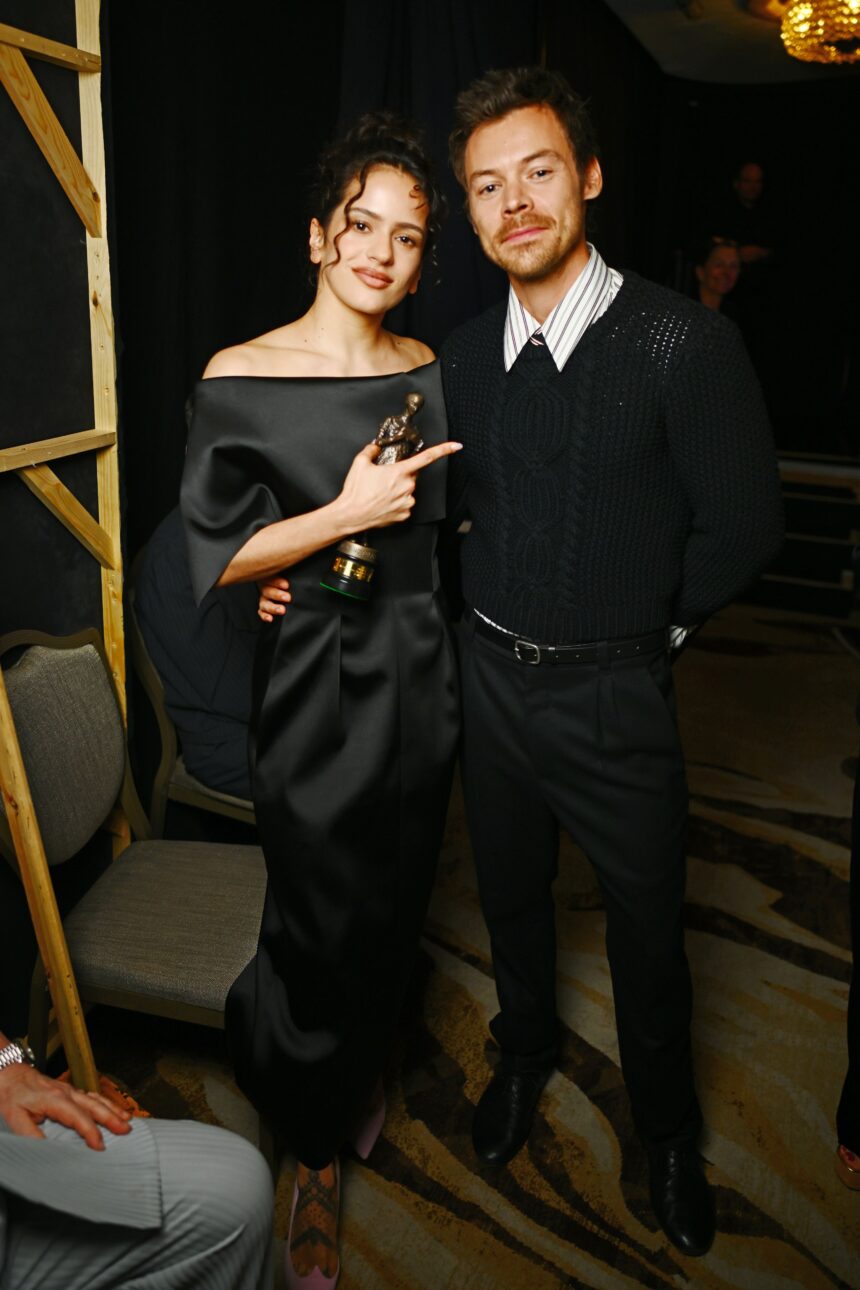Harry Styles Wears a Zoë Kravitz Fave for a Night Out With Rosalía