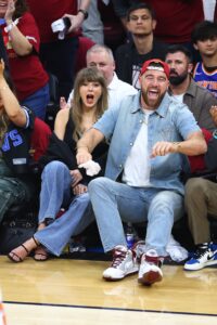 Taylor Swift and Travis Kelce Take Tips From Kylie and Timothée’s Courtside Style