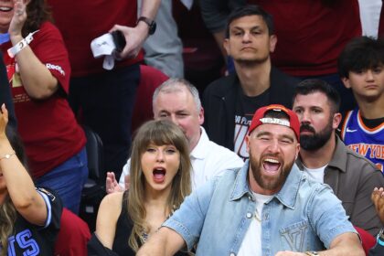 Taylor Swift and Travis Kelce Take Tips From Kylie and Timothée’s Courtside Style