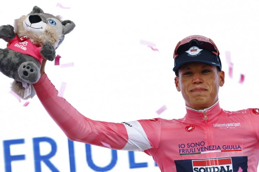 Who is leading the Giro d’Italia 2026? Paul Magnier pulls on first pink jersey