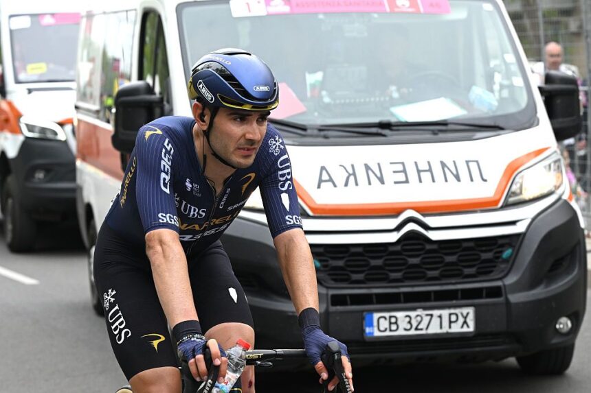 Giro d’Italia abandons – Matteo Moschetti becomes the first rider to drop out of the 2026 race