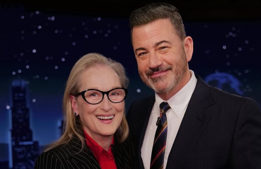 Meryl Streep Sides With Jimmy Kimmel as Donald Trump Calls for His Firing: ‘You’re Carrying the Banner of Freedom of the Press’