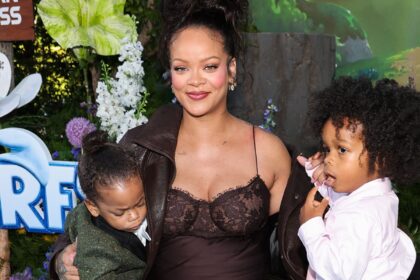 Rihanna Debuts Massive Scribble Tattoo Designed by Her 3 Kids