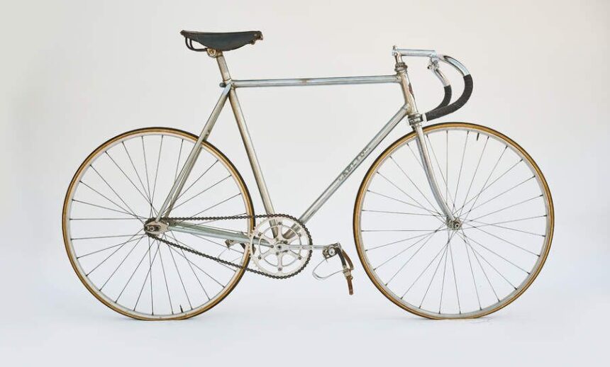 Tom Simpson won silver at the Commonwealth Games on this bike, only to lose it in a card game