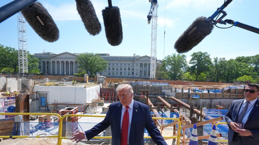 Republicans may abandon the  billion security funding for Trump’s White House ballroom project