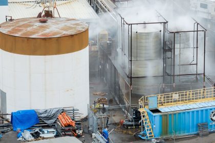 50,000 California residents are waiting to see if officials can keep this chemical tank from exploding