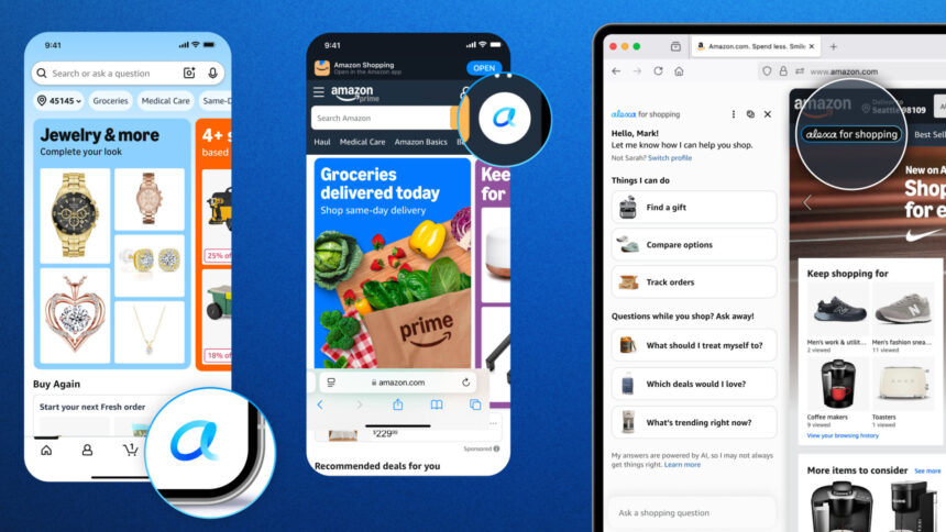 Amazon is shoving Alexa Plus right into the site’s search bar
