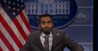 Aziz Ansari’s Kash Patel Partners Up With Colin Jost’s Pete Hegseth to Talk Iran, Rising Prices on ‘SNL’