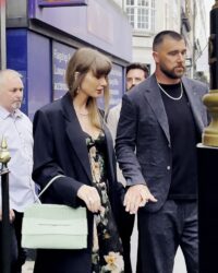 Greetings, London! Taylor Swift and Travis Kelce do Date Night in Tailoring