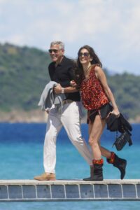 Amal Clooney Embraces Pucci Girl Summer To Celebrate George’s Birthday in Style