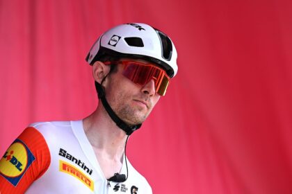 ‘He was stopped there forever’ – brutal Giro d’Italia crash sees GC contender Derek Gee-West injured and lose time after long lone chase