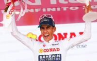‘This Giro has been incredible for me’ – Afonso Eulálio celebrates after holding off Davide Piganzoli in Giro d’Italia white jersey battle