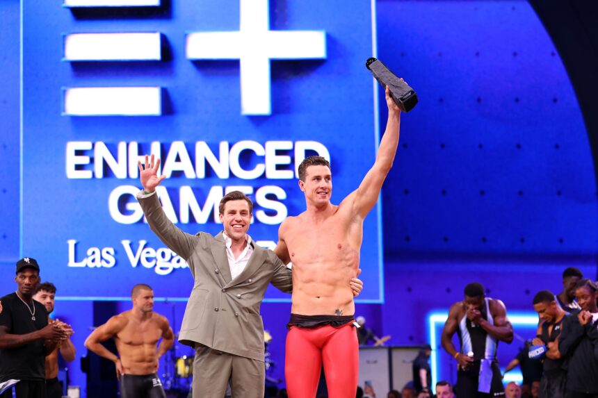 A Swimmer Broke a World Record at the Enhanced Games