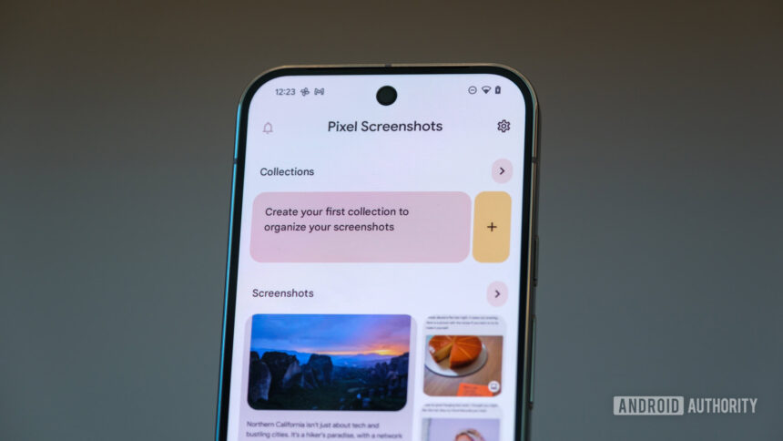 The Pixel Screenshots app could be the next big addition to Aluminium OS