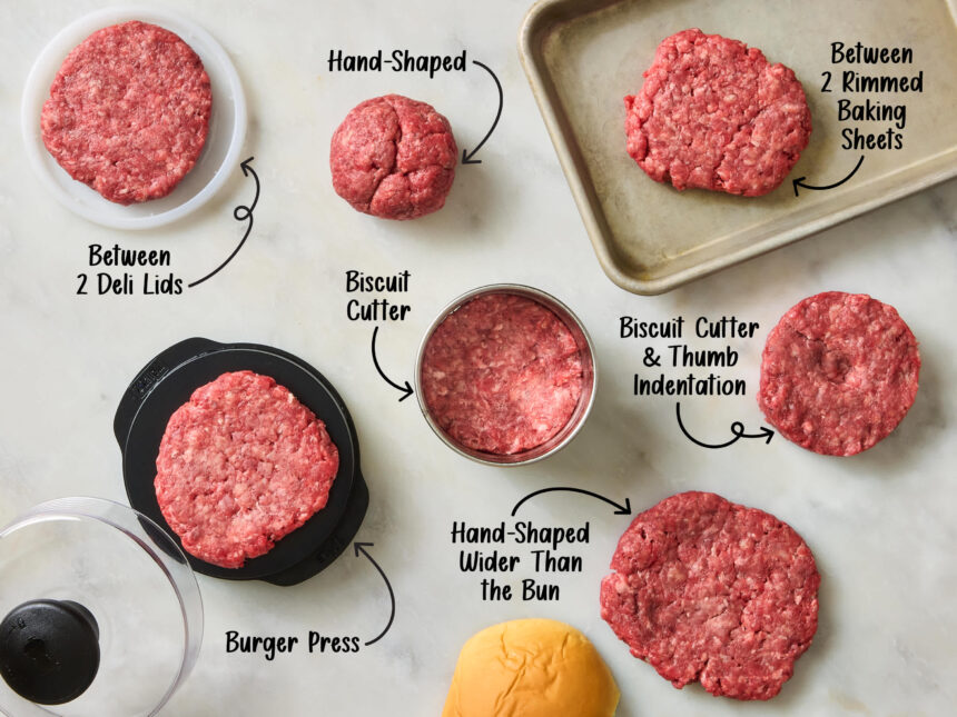 The Best Way to Shape a Burger Patty