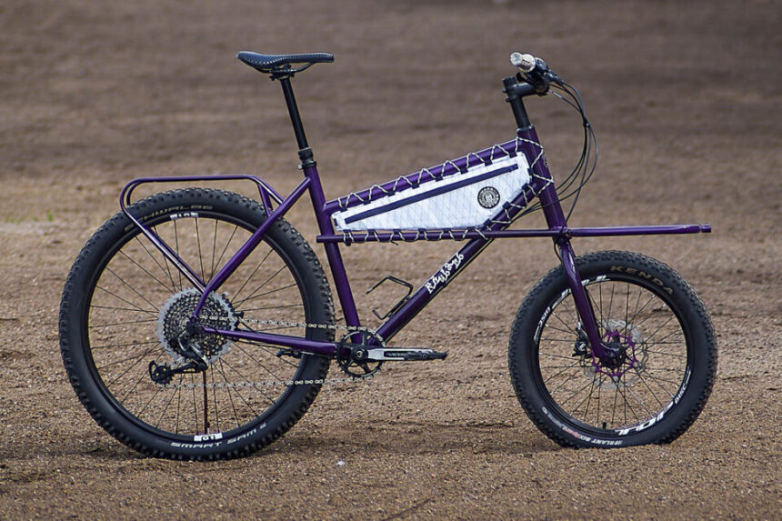 The Rhubarb Bikes Mizuna Bomb is a Mixed-Wheel Mini Cargo Hauler
