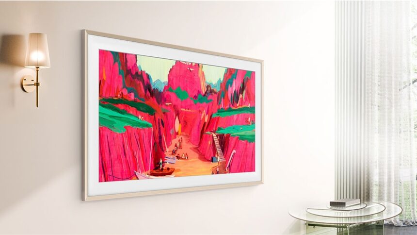 Samsung’s giant art TV is ,500 off until midnight