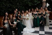 How I Styled Mix-Matched Bridesmaids Dresses for My Wedding