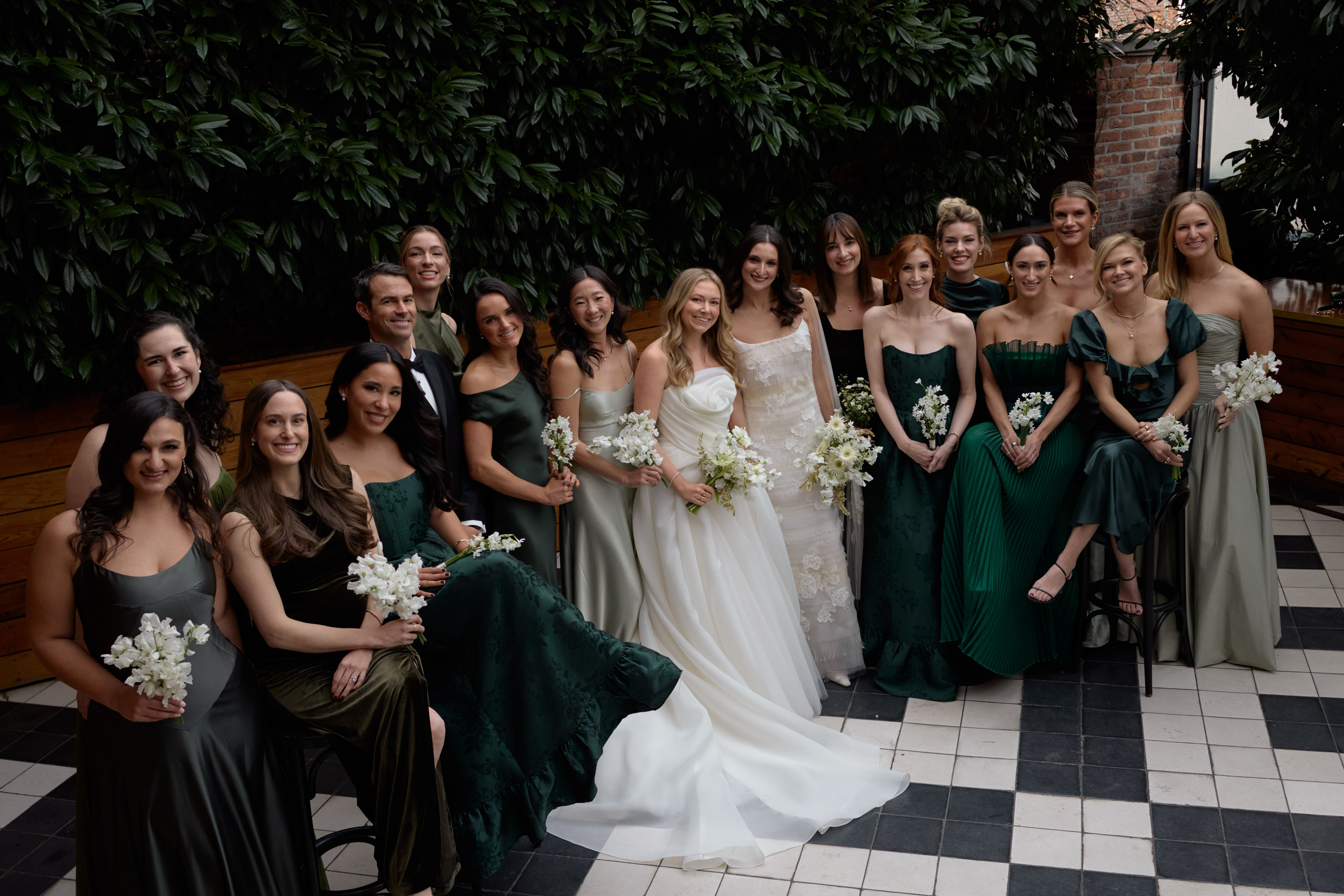 How I Styled Mix-Matched Bridesmaids Dresses for My Wedding