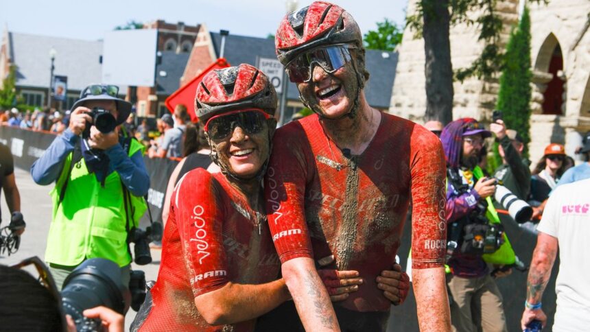 ‘That’s kind of the story of my life’: Geerike Schreurs helps team secure one-two but has to settle for second again at Unbound Gravel