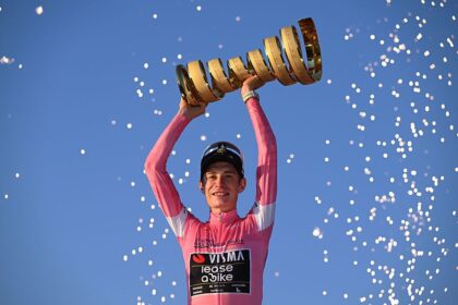 ‘I’m lost for words’: Jonas Vingegaard becomes the eighth-ever rider to win all three Grand Tours