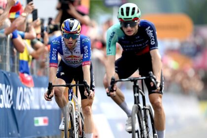 ‘I knew it was possible’ – Felix Gall and Jai Hindley celebrate Giro d’Italia podium after final battle up to Piancavallo